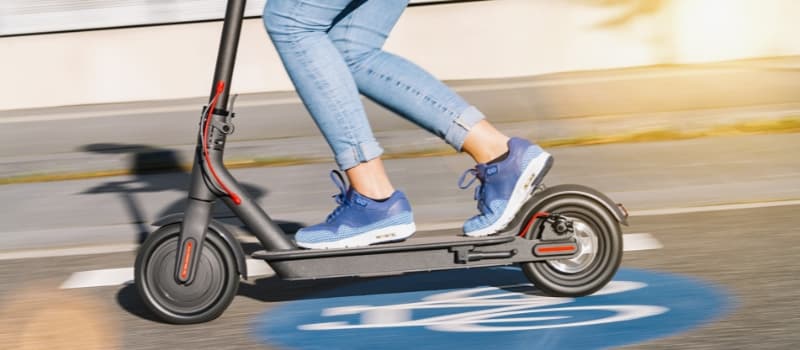 Multa a patinetes eléctricos